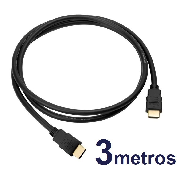 CABLE HDMI MACHO 3MT NEGRO V1.4 BDN-HDMI3